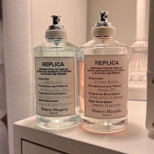 2 maison margiela replica perfume (flower Market + Bubble Bath)
